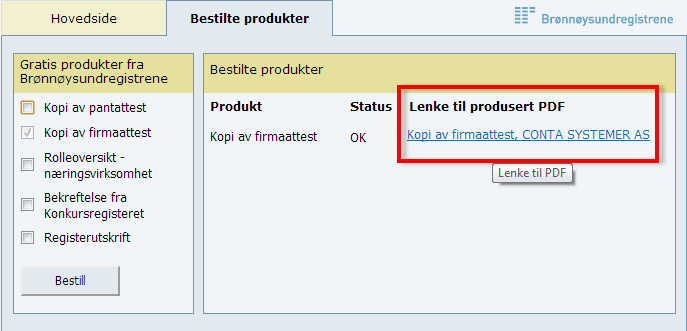 Registerutskrift vs firmaattest